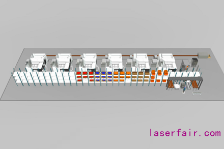  Fastems旗艦版定制型柔性自動(dòng)化系統(tǒng)——MLS，在集成多臺(tái)機(jī)加設(shè)備的同時(shí)，還將自動(dòng)去毛刺單元、機(jī)內(nèi)檢測(cè)、視覺系統(tǒng)、打印機(jī)、集中切屑處理系統(tǒng)、中央冷卻系統(tǒng)等一系列生產(chǎn)輔助設(shè)備靈活集成到生產(chǎn)線中。