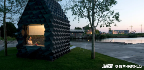 3D打印迷你城市生活小屋，圖片：Dezeen