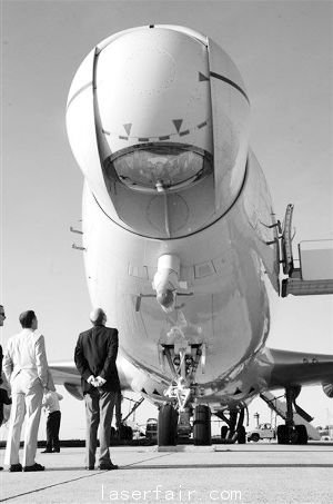 YAL-1機(jī)載激光系統(tǒng)，目前全世界最大的可移動(dòng)激光炮塔裝置