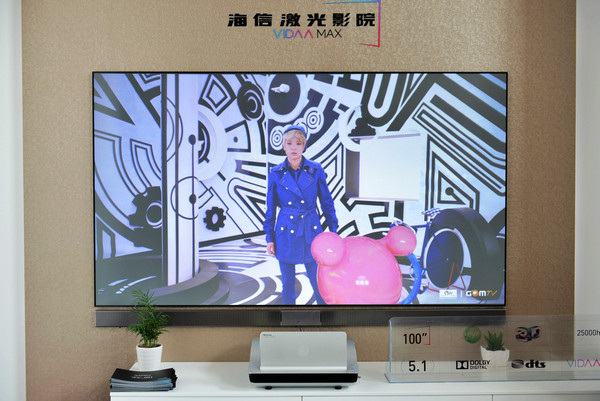 100吋的激光電視賣給誰？